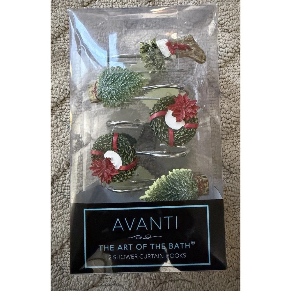 Avanti Farmhouse Holiday Shower‎ HOOKS